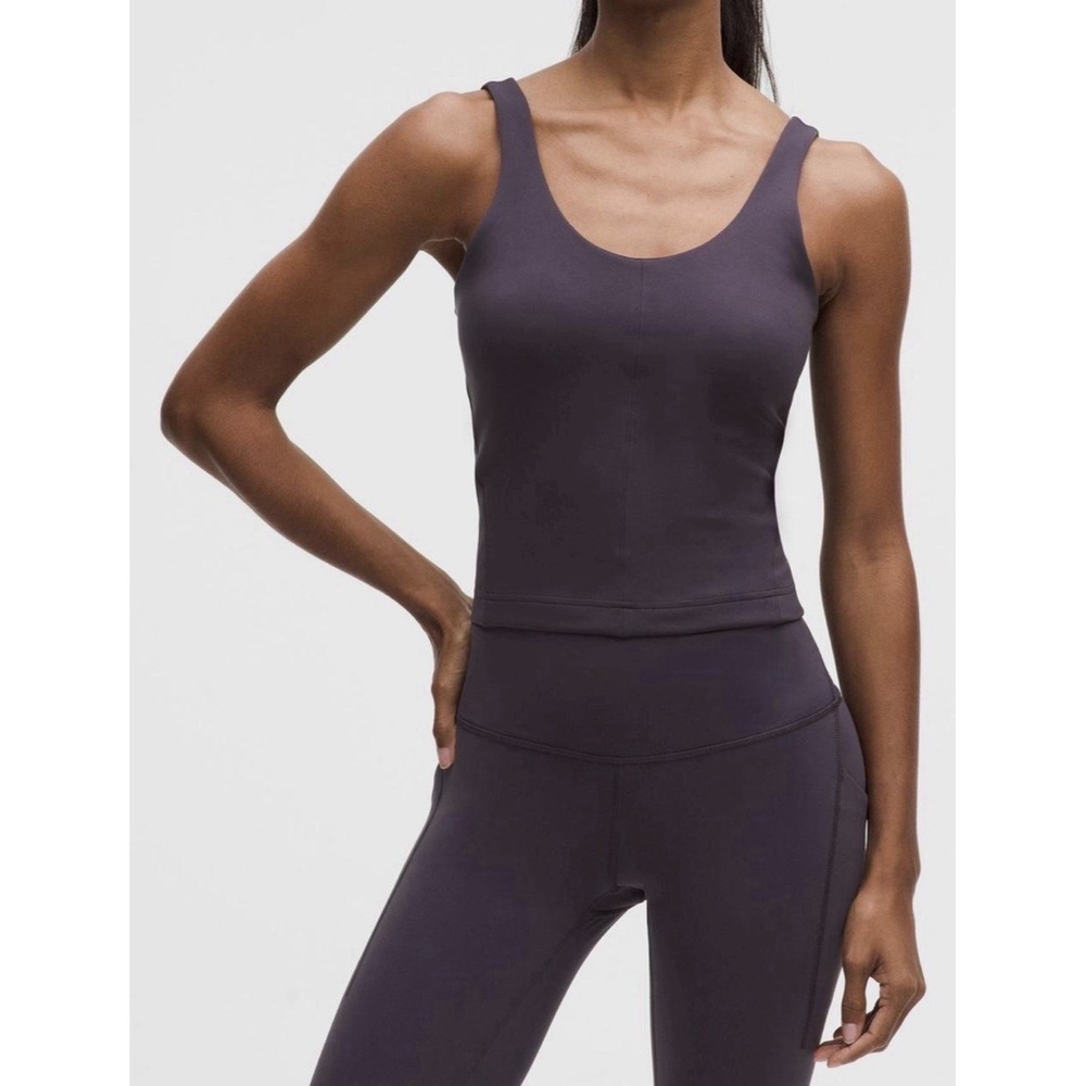 Lululemon Glow Up Tank Size 6 Atmospheric Purple Ultralu Built In Bra NWT $78